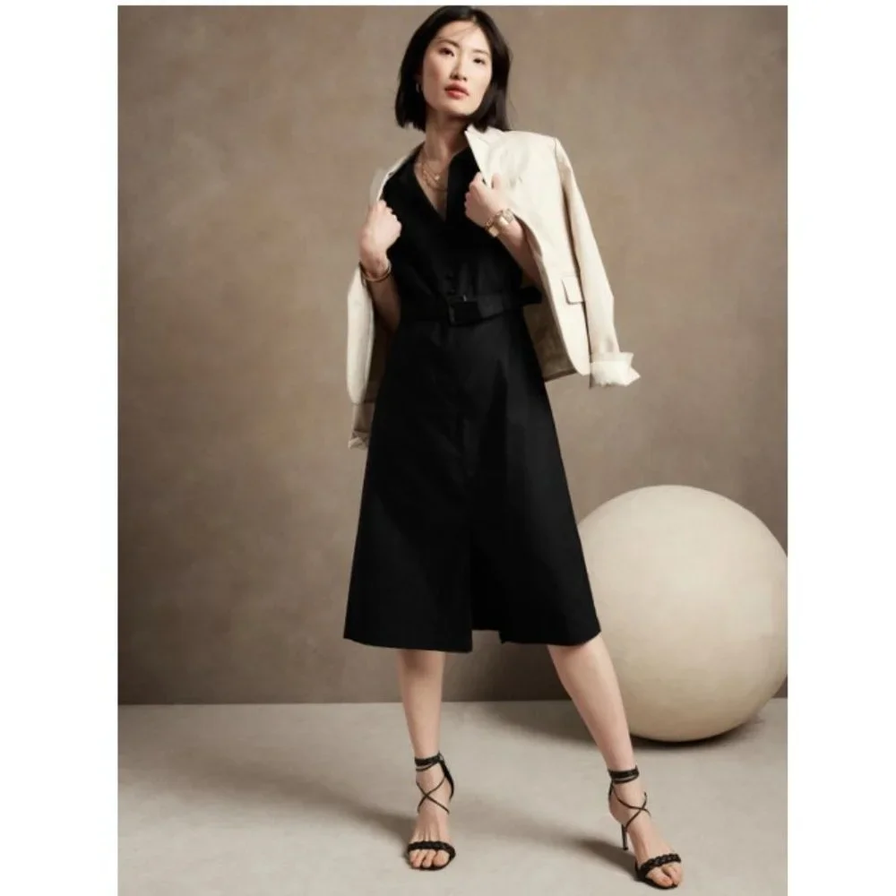 Classic Shift Dress w/belt Banana Republic - Picture 2 of 13